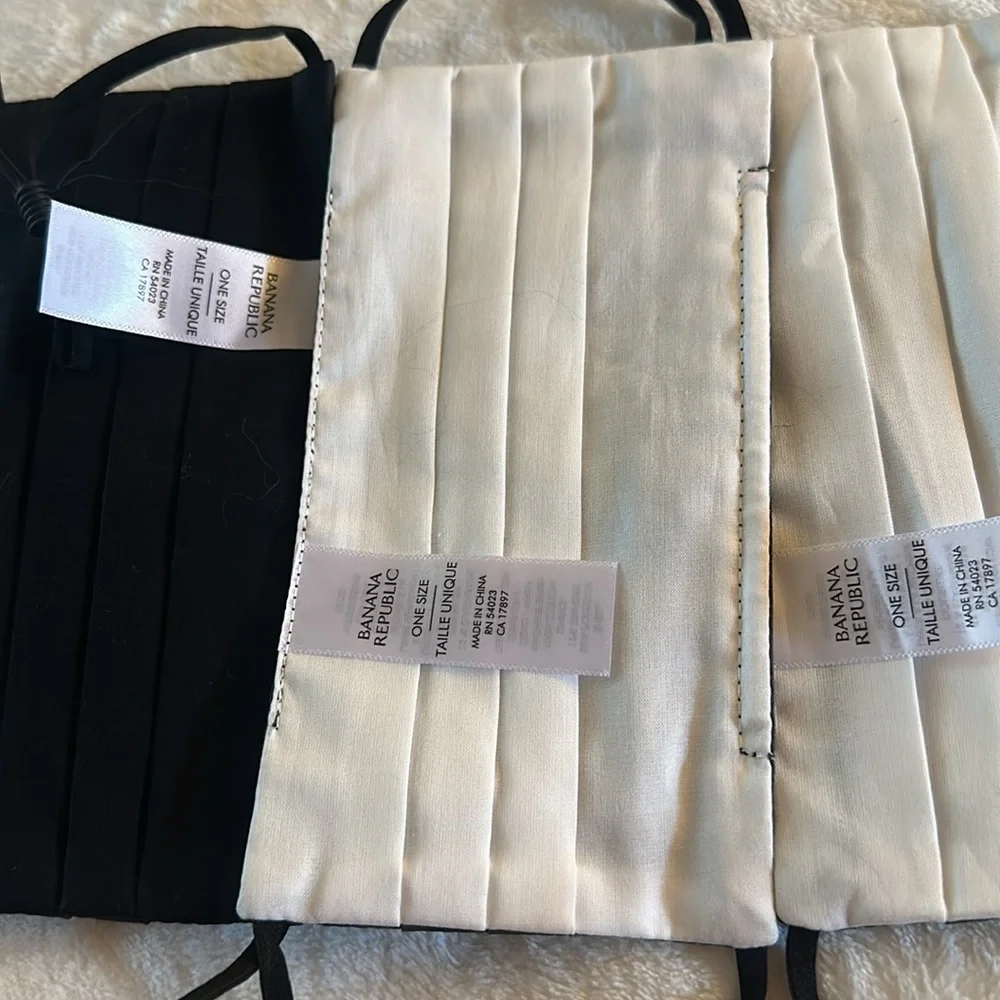 Set of 3 banana republic face masks new